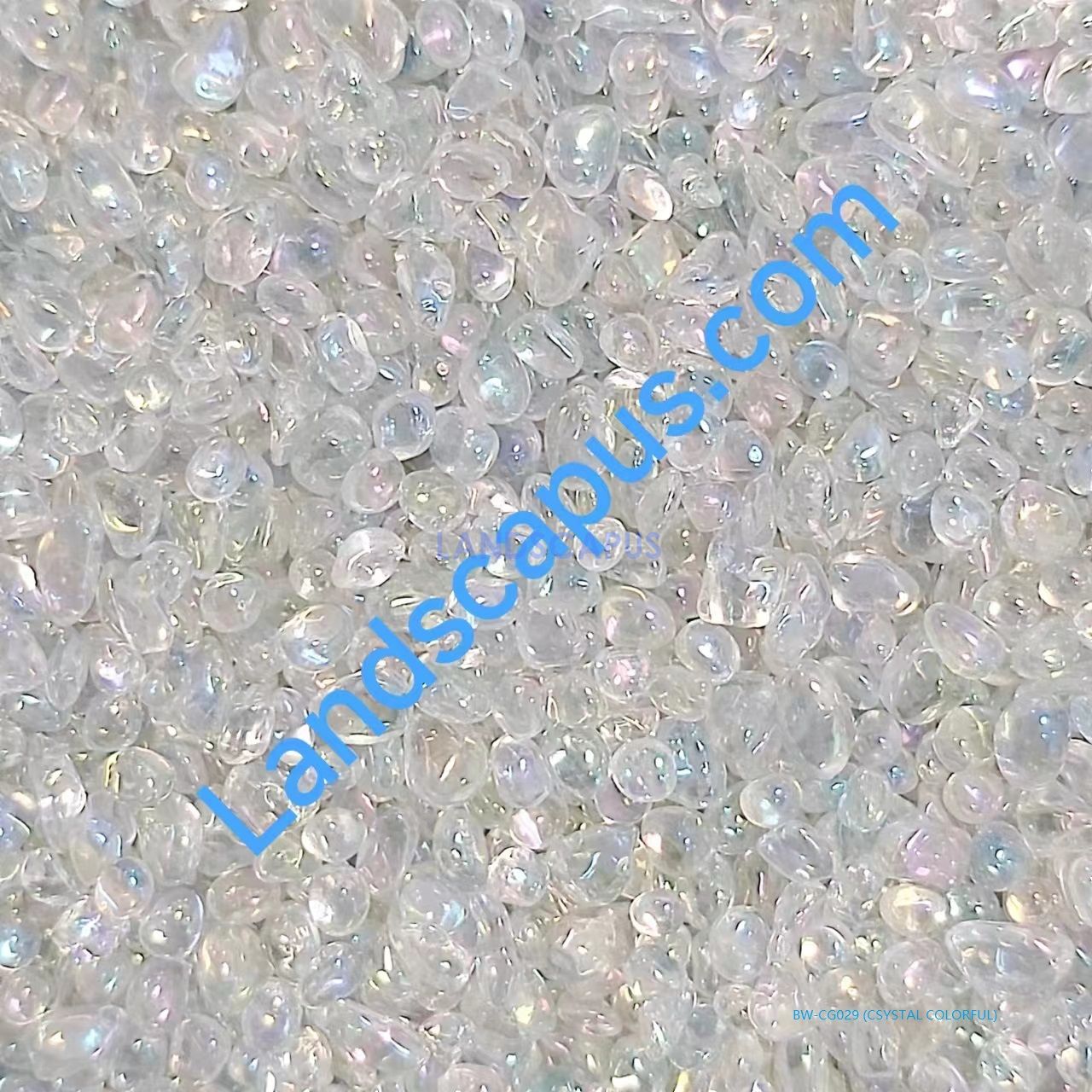 Irregular CRYSTAL Glass Beads